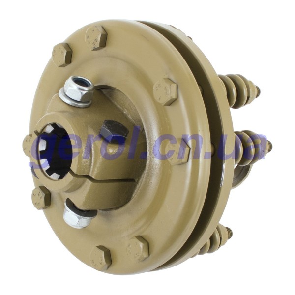 Фрикційна муфта 900 Нм: 6 шліців (35x29x6), хрестовина 27x70, D=180 мм