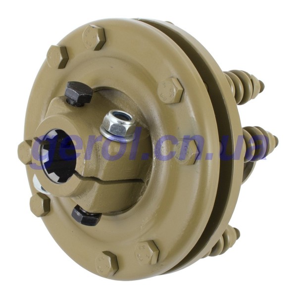 Фрикційна муфта 900 Нм: 6 шліців (35x29x6), хрестовина 27x70, D=180 мм