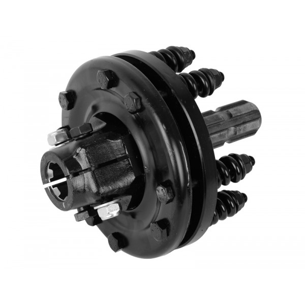 Муфта фрікційна універсальна: 8x6, D=200 мм, 1800 Нм 