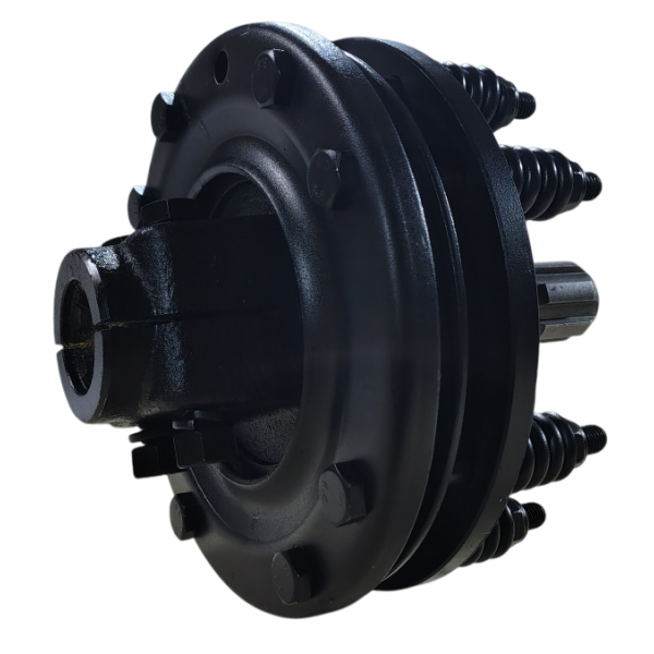 Муфта фрікційна універсальна: 8x8, D=200 мм, 2500 Нм - 4х дискові