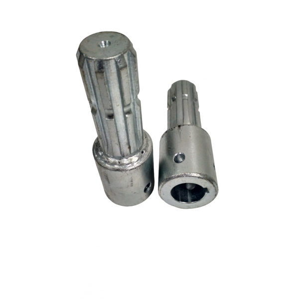 Перехідник-втулка ВВП з d=30 (шпон 8мм) на 8 шліців (38x32x8), цинк