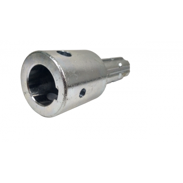 Перехідник-втулка ВВП з d=35 (шпон 10мм) на 6 шліців (35x29x6), цинк