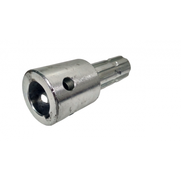 Перехідник-втулка ВВП з d=35 (шпон 10мм) на 8 шліців (38x32x8), цинк