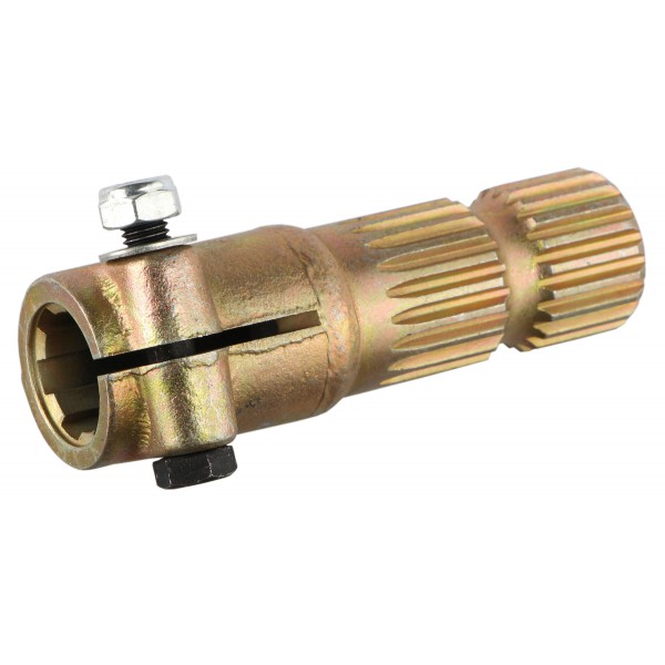 Перехідник (адаптер) ВВП з 6 (35x29x6) на 20 (45x40x20) шліців, цинкований, під стяжний болт