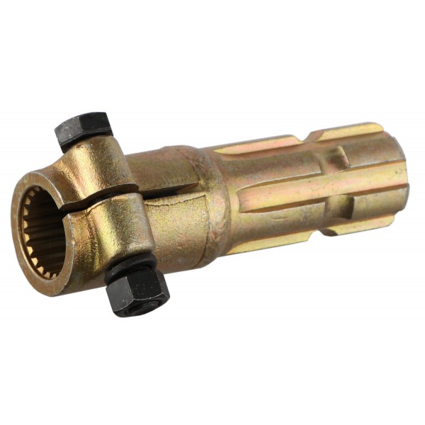 Перехідник (адаптер) ВВП з 21 (32x32x21) на 6 (45x38x6) шліців, цинкований, під стяжний болт