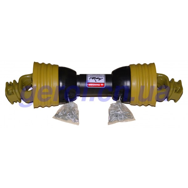 Вал карданний 510 мм, хрест. 35*98, 6 шліців/8 шліців