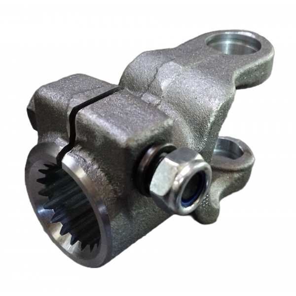 Шліцьова вилка кардана 16 шліців (35x31x16 мм) під хрестовину 22x54, стяжний болт