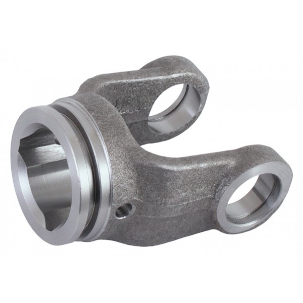 Вилка карданного валу на зовнішню трикутну трубу (43.5x3.4 мм) для хрестовини 28x73 мм