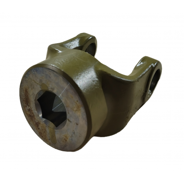 Вилка карданного валу шестигранна 28.5×28.5 мм під хрестовину 30.2×92 мм без фіксації