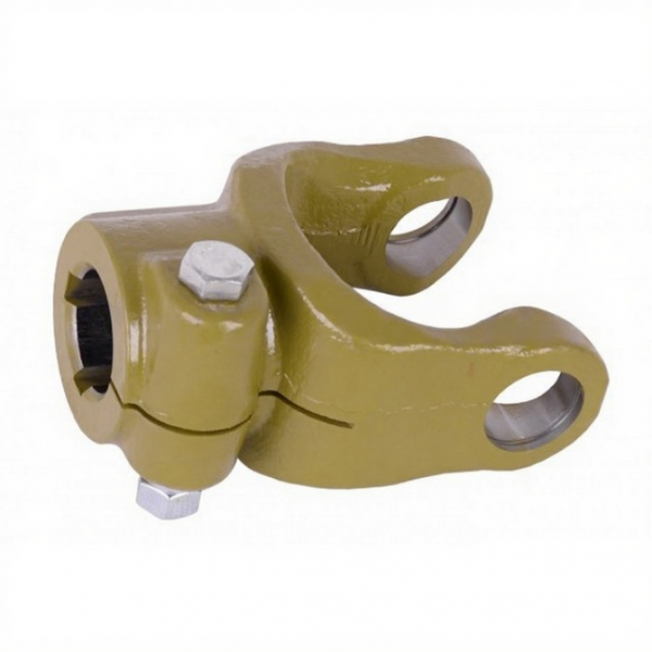 Вилка карданного валу під шпонку D=35 мм, 10 мм, стяжний болт, хрестовина 30.2×92 мм