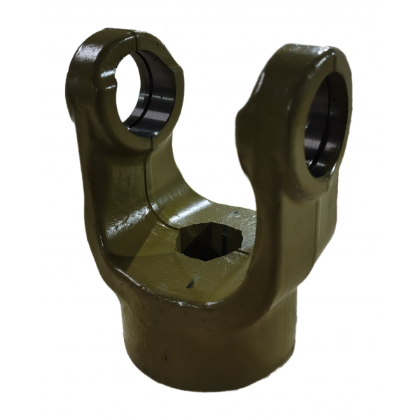 Вилка карданного валу шестигранна 28.5×28.5 мм під хрестовину 36×89 мм, без фіксації