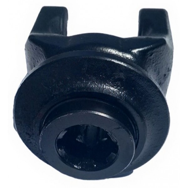 Вилка карданного валу 6 шліців (45×38×6) під хрестовину 41×118 мм (надпотужна серія)